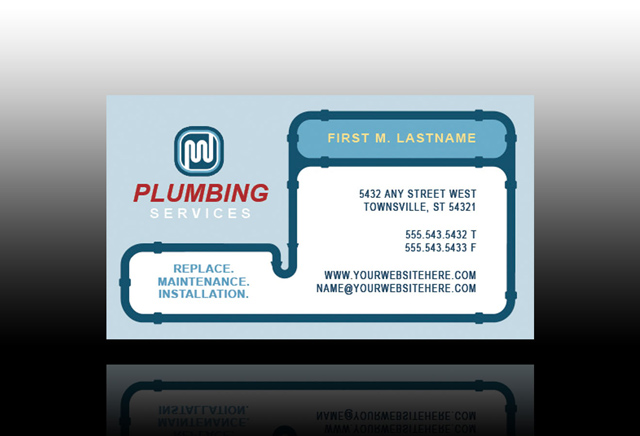 plumbing-repair-services-business card-template
